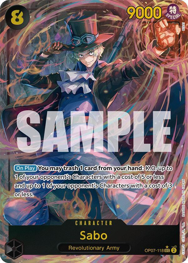 Sabo - Parallel - Foil (500 Years in the Future)(OP07-118)(SEC)