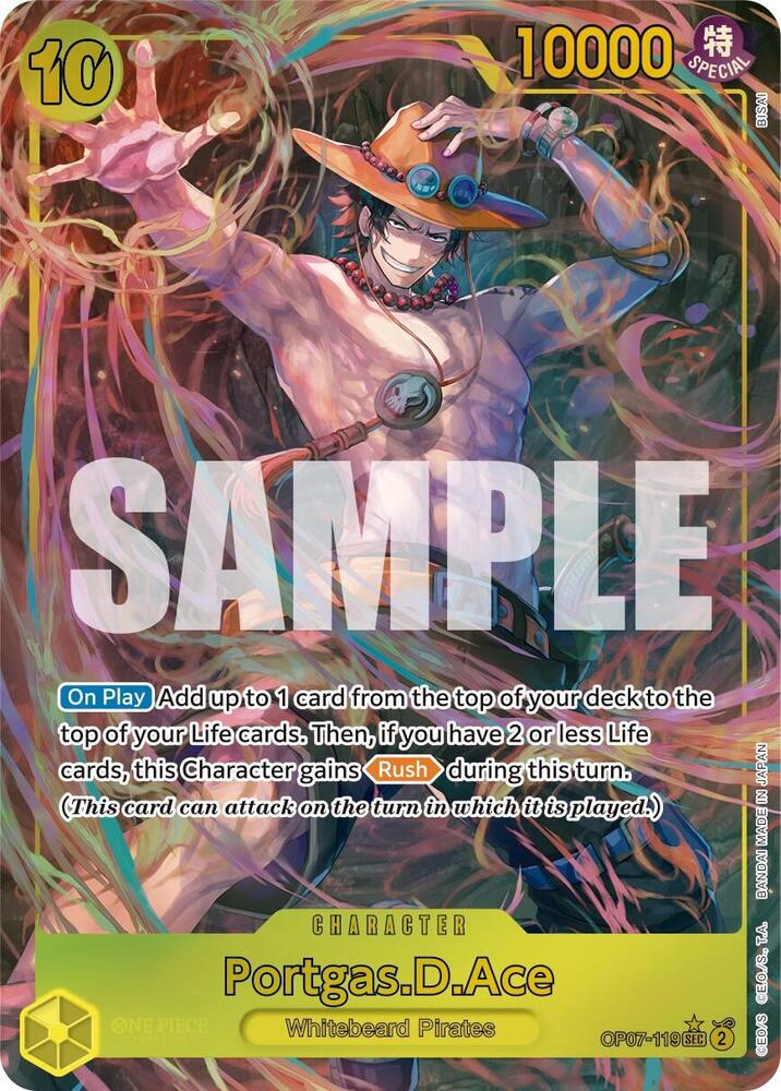 Portgas.D.Ace (119) - Parallel - Foil (500 Years in the Future)(OP07-119)(SEC)