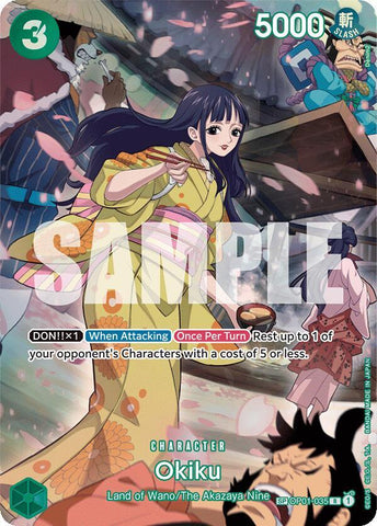 Okiku (SP) - Foil (500 Years in the Future)(OP01-035)(R)