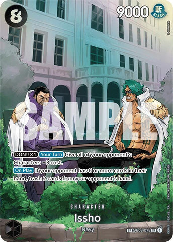 Issho (SP) - Foil (500 Years in the Future)(OP03-078)(SR)
