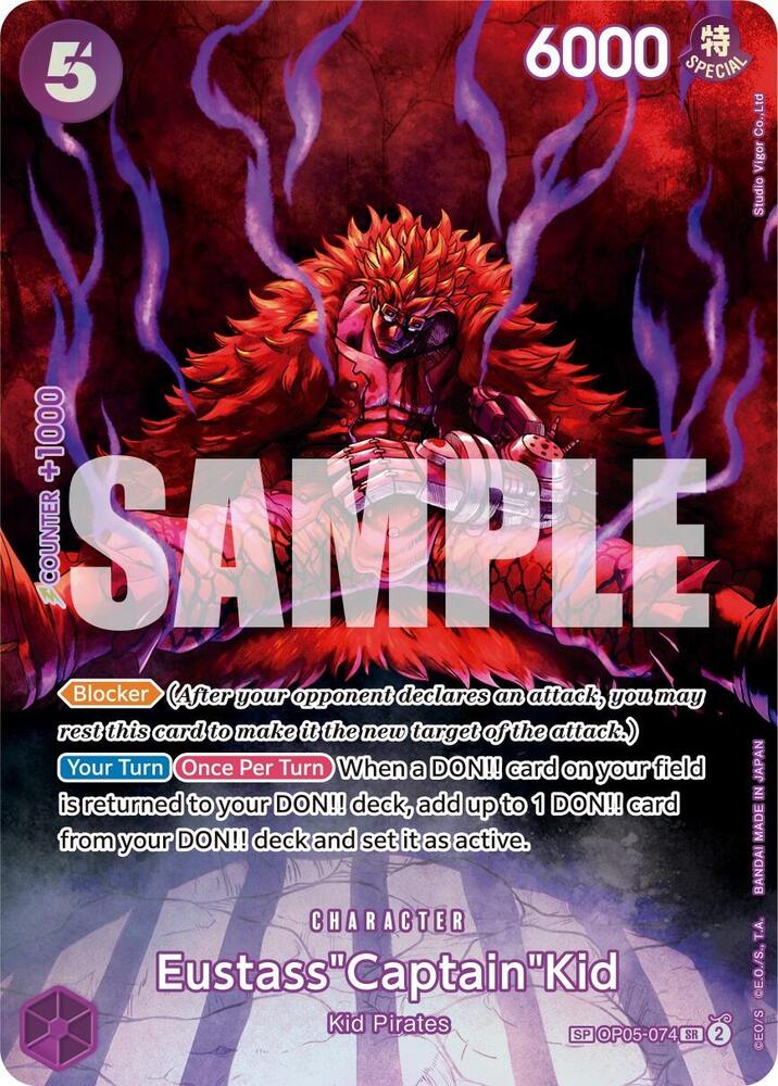 Eustass"Captain"Kid (SP) - Foil (500 Years in the Future)(OP05-074)(SR)