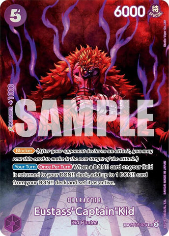 Eustass"Captain"Kid (SP) - Foil (500 Years in the Future)(OP05-074)(SR)