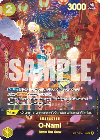 O-Nami (SP) - Foil (500 Years in the Future)(OP06-101)(R)
