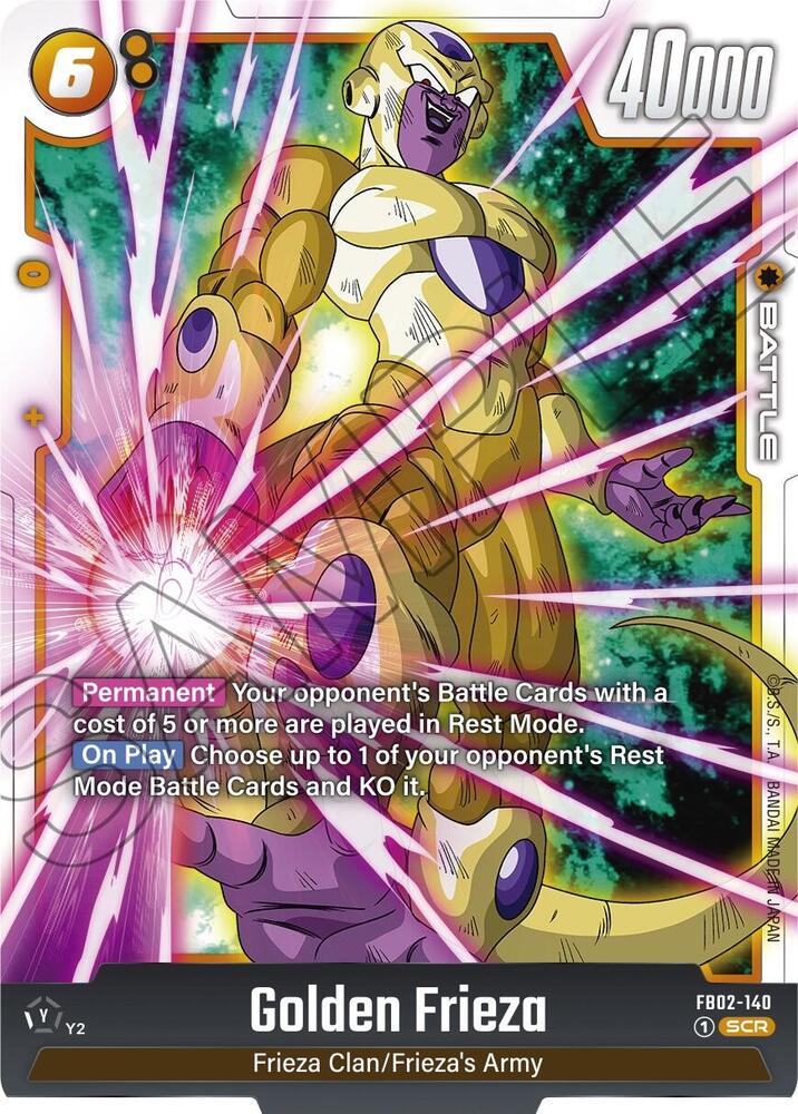Golden Frieza [Foil] (FB02-140)(SCR)