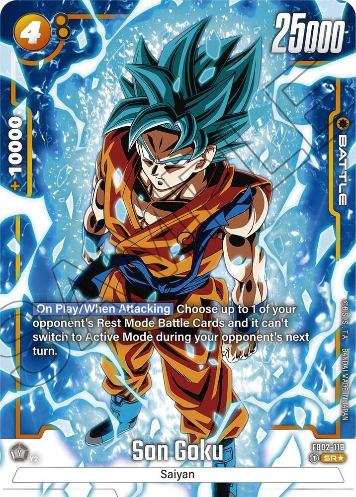Son Goku [119] [Alternate Art] [Foil] (FB02-119)(SR)