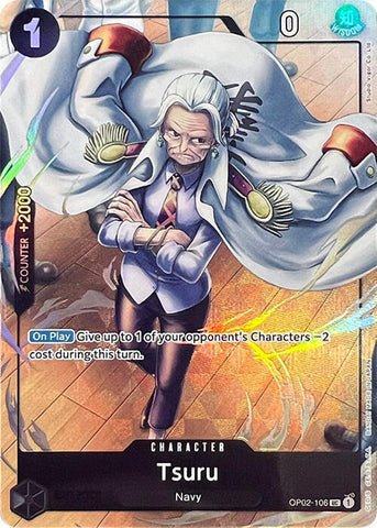 Tsuru [Premium Card Collection -Best Selection Vol. 1-] [Foil] (One Piece Promotion Cards)(OP02-106)(UC)