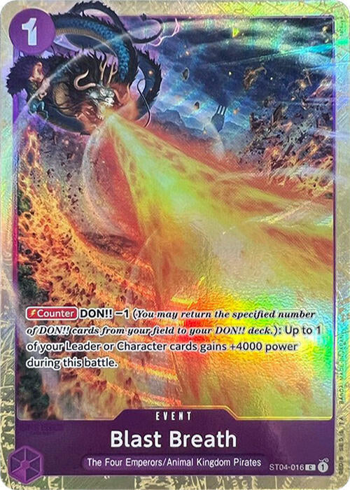 Blast Breath [Premium Card Collection -Best Selection Vol. 1-] [Foil] (One Piece Promotion Cards)(ST04-016)(C)