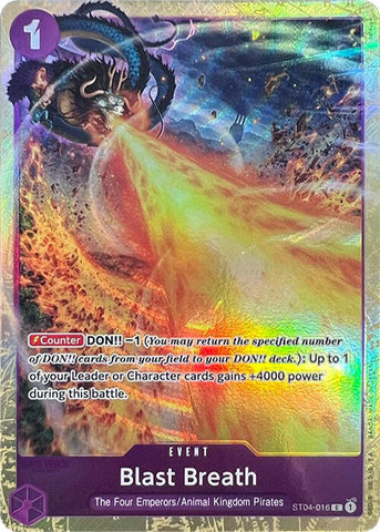 Blast Breath [Premium Card Collection -Best Selection Vol. 1-] [Foil] (One Piece Promotion Cards)(ST04-016)(C)