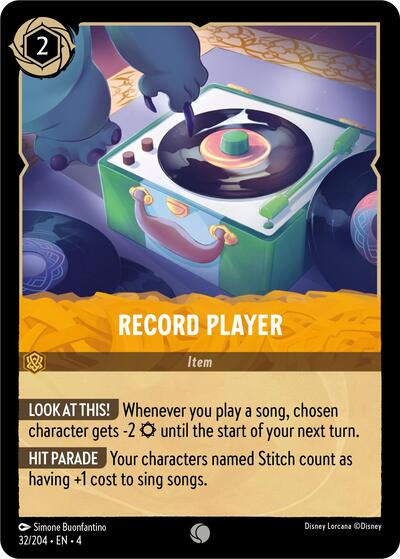 Record Player (Ursula's Return)(4-032/204)(C)