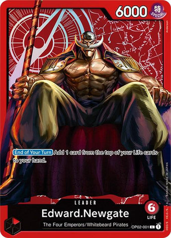 Edward.Newgate [Special Goods Set -Former Four Emperors-] [Foil] (One Piece Promotion Cards)(OP02-001)(L)