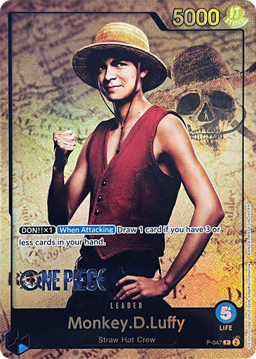 Monkey.D.Luffy (047) [Premium Card Collection -Live Action Edition-] [Foil] (One Piece Promotion Cards)(P-047)(PR)