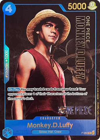 Monkey.D.Luffy (055) [Premium Card Collection -Live Action Edition-] [Foil] (One Piece Promotion Cards)(P-055)(PR)