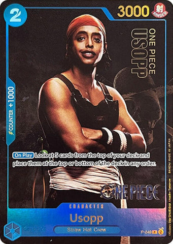 Usopp [Premium Card Collection -Live Action Edition-] [Foil] (One Piece Promotion Cards)(P-049)(PR)