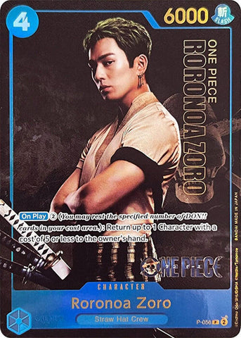 Roronoa Zoro [Premium Card Collection -Live Action Edition-] [Foil] (One Piece Promotion Cards)(P-056)(PR)