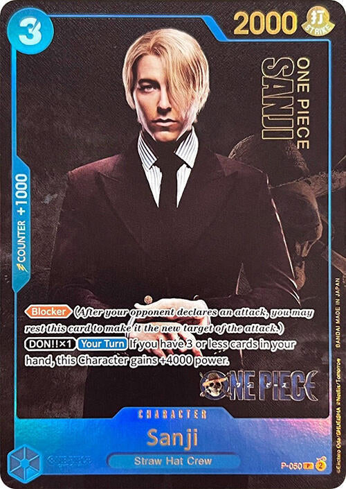 Sanji [Premium Card Collection -Live Action Edition-] [Foil] (One Piece Promotion Cards)(P-050)(PR)