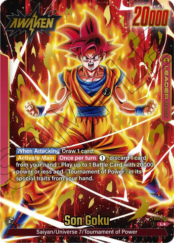 Son Goku [001] [Alternate Art] [Foil] (FB02-001)(L)