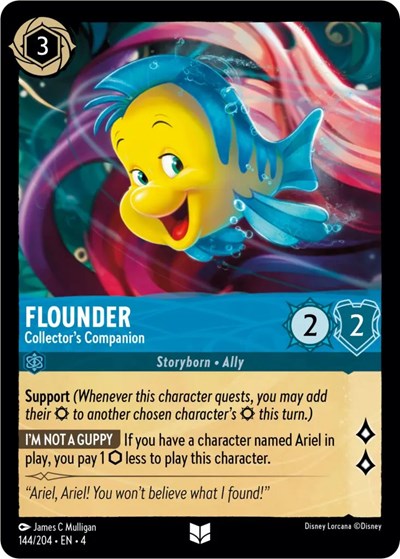 Flounder - Collector's Companion (Ursula's Return)(4-144/204)(U)