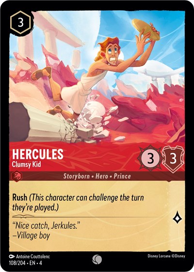 Hercules - Clumsy Kid (Ursula's Return)(4-108/204)(C)