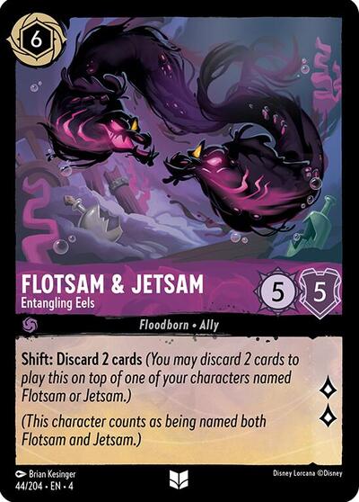 Flotsam & Jetsam - Entangling Eels - Cold Foil (Ursula's Return)(4-044/204)(U)