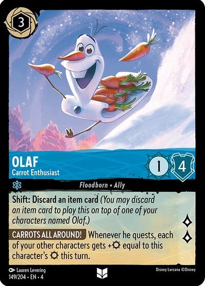 Olaf - Carrot Enthusiast (Ursula's Return)(4-149/204)(U)