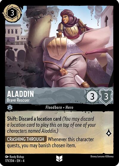Aladdin - Brave Rescuer (Ursula's Return)(4-171/204)(U)