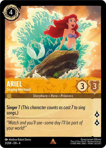 Ariel - Singing Mermaid (Ursula's Return)(4-003/204)(R)