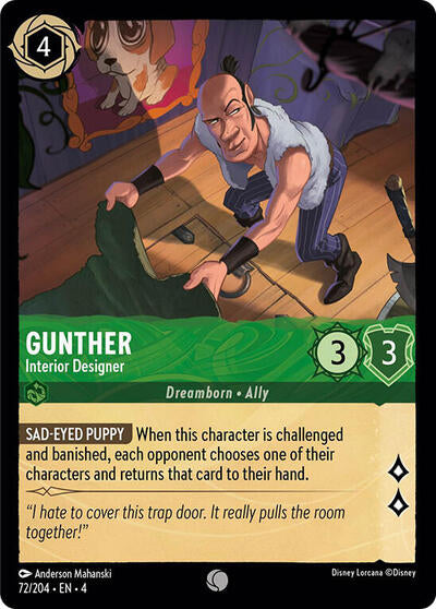 Gunther - Interior Designer - Cold Foil (Ursula's Return)(4-072/204)(C)