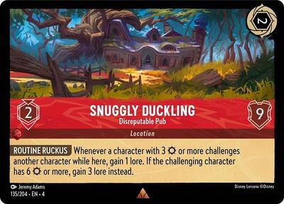 Snuggly Duckling - Disreputable Pub - Cold Foil (Ursula's Return)(4-135/204)(R)