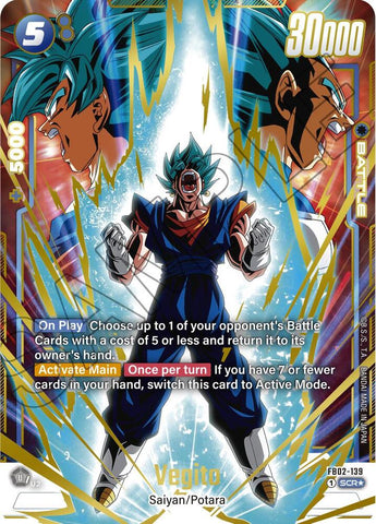 Vegito [139] [Alternate Art] [Foil] (FB02-139)(SCR)