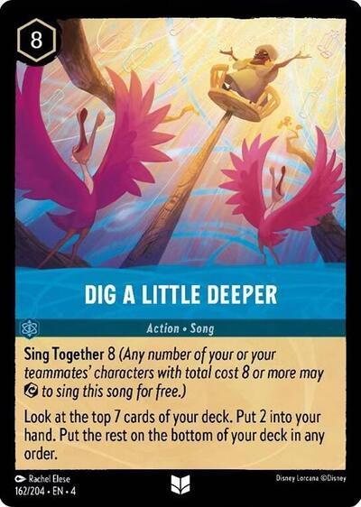 Dig a Little Deeper - Cold Foil (Ursula's Return)(4-162/204)(U)