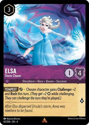Elsa - Storm Chaser - Cold Foil (Ursula's Return)(4-042/204)(R)