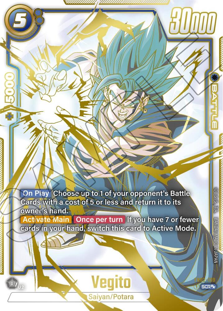 Vegito [139] [Super Alternate Art] [Foil] (FB02-139)(SCR)