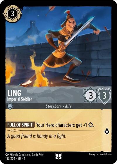 Ling - Imperial Soldier (Ursula's Return)(4-183/204)(U)