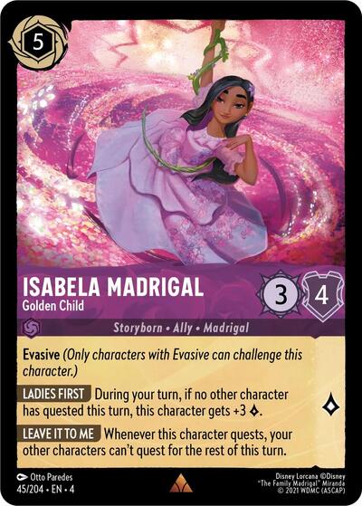 Isabela Madrigal - Golden Child (Ursula's Return)(4-045/204)(R)