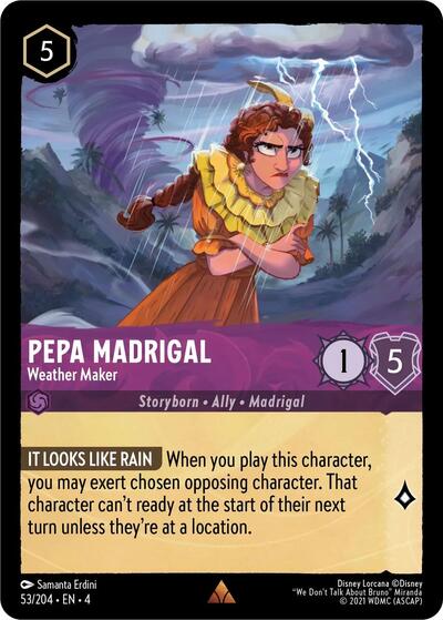 Pepa Madrigal - Weather Maker - Cold Foil (Ursula's Return)(4-053/204)(R)