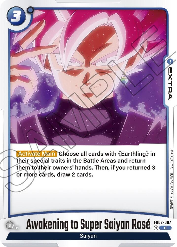 Awakening to Super Saiyan Rose (FB02-067)(C)