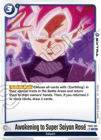 Awakening to Super Saiyan Rose (FB02-067)(C)