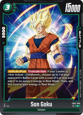 Son Goku [086] [Foil] (FB02-086)(R)