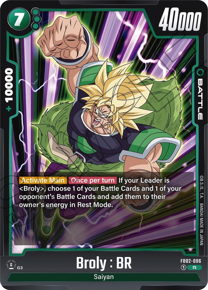 Broly : BR [Foil] (FB02-096)(R)