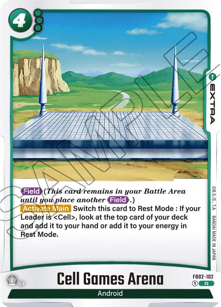 Cell Games Arena [Foil] (FB02-102)(R)