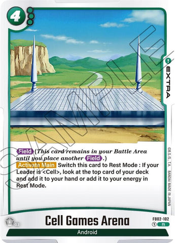 Cell Games Arena [Foil] (FB02-102)(R)