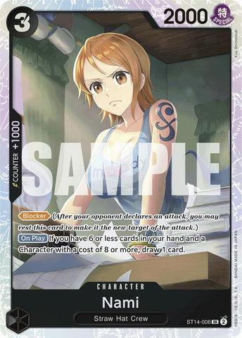 Nami - Foil (Starter Deck 14: 3D2Y)(ST14-006)(SR)