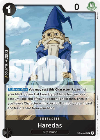 Haredas (Starter Deck 14: 3D2Y)(ST14-008)(C)