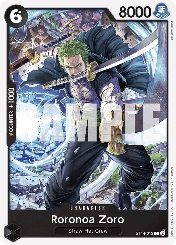 Roronoa Zoro (Starter Deck 14: 3D2Y)(ST14-013)(C)