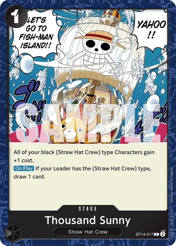 Thousand Sunny (Starter Deck 14: 3D2Y)(ST14-017)(C)
