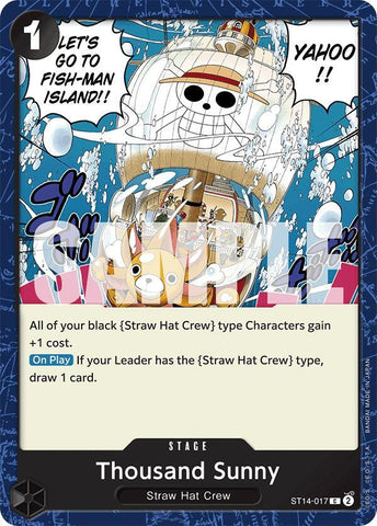 Thousand Sunny (Starter Deck 14: 3D2Y)(ST14-017)(C)