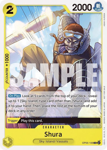 Shura [Tournament Pack Vol. 7] (One Piece Promotion Cards)(OP05-106)(R)