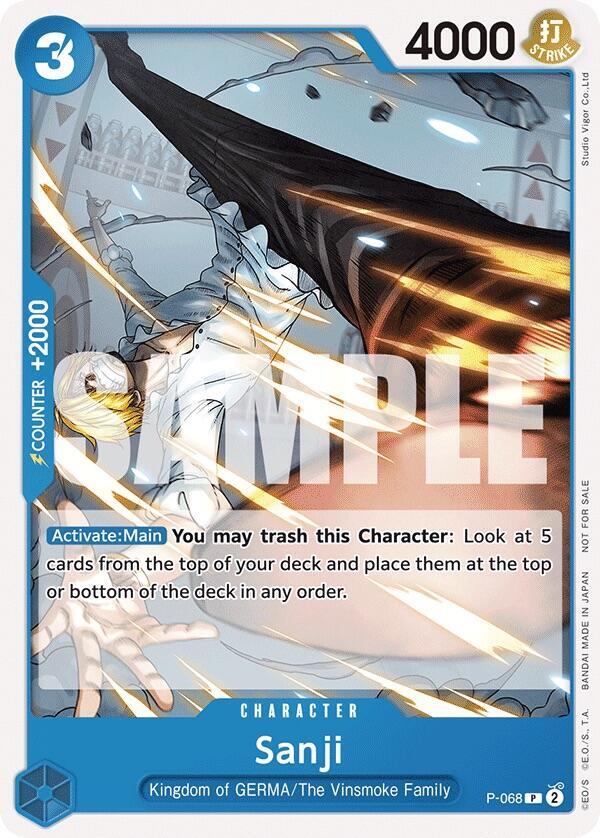 Sanji [Pirates Party Vol. 7] (One Piece Promotion Cards)(P-068)(PR)