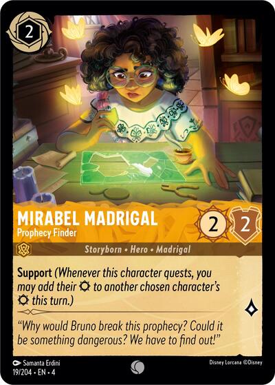 Mirabel Madrigal - Prophecy Finder - Cold Foil (Ursula's Return)(4-019/204)(C)