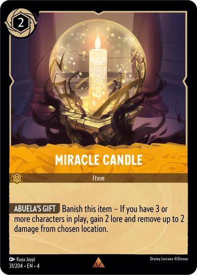Miracle Candle - Cold Foil (Ursula's Return)(4-031/204)(R)